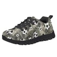 thumbnail image 1 of Uourmeti Boys Football Shoes Size 13 Little Kid Knitted Mesh Sports Shoes Comfort Lace Up Athletic Running Training Sneakers Lightweight Breathable, 1 of 7