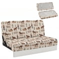 thumbnail image 1 of Uourmeti Camper Couch Cover Stretch Elastic Bottom Straps, Compatible with RV Travel Trailer RV Sofa Slipcovers(Western Cowboy Print), 1 of 7