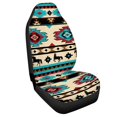 thumbnail image 1 of Uourmeti Car Seat Cover Wear Resistant Polyester, Compatible with Car Interior, Fit for Truck Trucks, Geometric Animal Pattern, 1 of 6