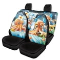 thumbnail image 1 of Uourmeti Car Seat Covers Full Set Polyester, Compatible with SUV Seats Auto Interior, for Trucks Cars, Octopus Driving, 1 of 10