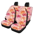 thumbnail image 1 of Uourmeti Car Seat Covers Set Breath Full Set Polyester, Compatible with Automotive Seats Rear Bench, for Truck most Cars, Tropical Palm Tree & Floral Print, 1 of 10