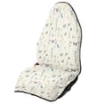 thumbnail image 1 of Uourmeti Car Seat Towel Cover, Compatible with SUV Sedan Van, Terry Cloth Car Seat Cover for Cars Drivers, Wildflower Butterfly Theme, 1 of 7