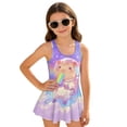 thumbnail image 1 of Uourmeti Cartoon Astronaut Hamster Swim Dress for Girls Quick Dry Skirted One-Piece Swimsuit with Built-In Liner Perfect for Beach Pool Vacations, 1 of 8