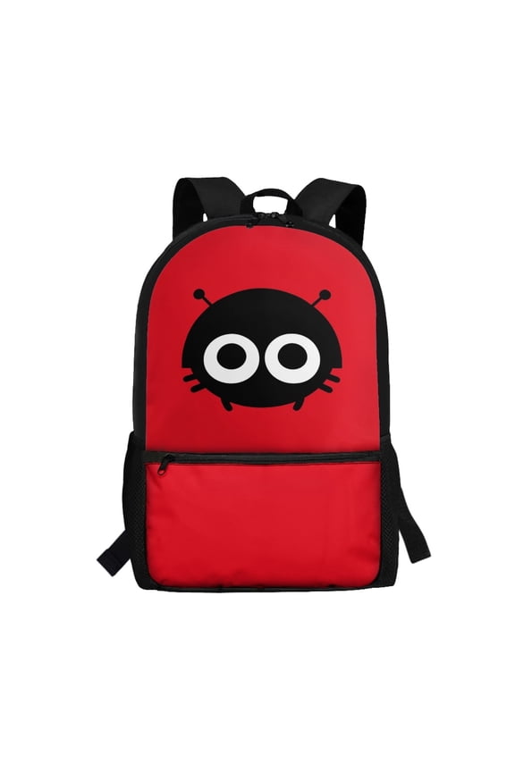 Cartoon Spider Face Print Large Capacity Backpack for Shopping Travel, Premium Non Fade Stylish School Backpack Personalized Student Bookbag