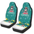 thumbnail image 1 of Uourmeti Christmas Front Seat Covers for Automobile, Easy to Install Waterproof Washable Polyester Fabric Automotive Seat Covers 2PCS for SUV Van, 1 of 7