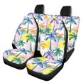 thumbnail image 1 of Uourmeti Colorful Palm Tree Pattern Car Seat Covers Full Set Breathable Automotive Seat Covers Full Set Easy to Install Washable Durable Fit for Trucks Cars, 1 of 10