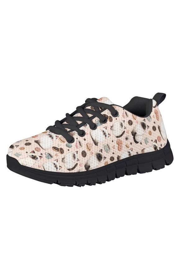 Cute Cats Shoes for Kids Size 11.5 Girls School Cute Sneakers Lightweight Slip on Sport Athletic Sneakers Tennis Running Shoes