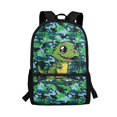 thumbnail image 1 of Uourmeti Cute Dino Camo Backpack for Student, 17 Inch Large Storage Adjustable Shoulder Straps Daypack for School Travel, 1 of 6