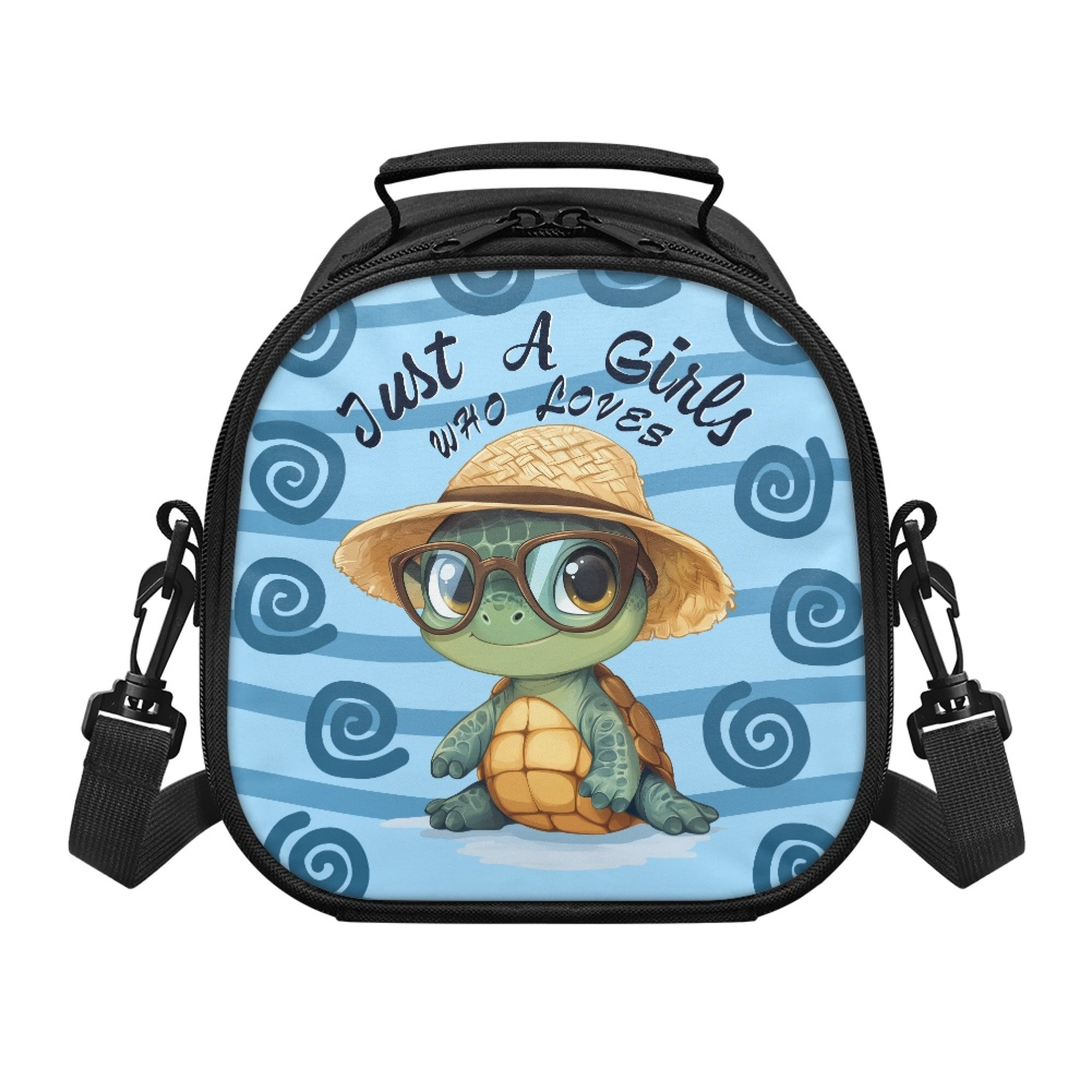 Uourmeti Cute Insulated Kids Lunch Bag featuring Cartoon Turtle ...