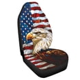 thumbnail image 1 of Uourmeti Eagle USA Flag Car Seat Cover 1 Piece Seat Covers for Cars Durable Anti Fade Suitable for Truck Sedan, 1 of 6