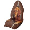 thumbnail image 1 of Uourmeti Front Seat Towel Cover Machine Washable Microfiber, Compatible with Van Truck Seat, for Cars Trucks SUVs, Golden Retriever Design, 1 of 7