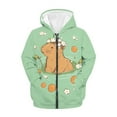 thumbnail image 1 of Uourmeti Galaxy Axolotl Girls Zip Up Hoodie Lightweight Comfy Long Sleeve with Pockets Casual Fall Top for Teens Size 14-16, 1 of 7