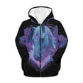 thumbnail image 1 of Uourmeti Galaxy Bow Tie Butterfly Florals Horse Teen Girls Hooded Pullover Long Sleeve Soft Comfy with Pockets Casual Loose Top for Travel Size 10-12, 1 of 7