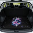 thumbnail image 1 of Uourmeti Galaxy Flower Butterfly Universal Car Trunk Mat 29" x 39" All Weather Protection Scratch-proof Cargo Liner for Most Cars, 1 of 7