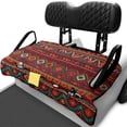 thumbnail image 1 of Uourmeti Geometric Pattern Golf Cart Seat Non-Skid, Non-slip, Suitable for Sports, Fit for 2 Passenger, 1 of 8