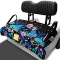 thumbnail image 1 of Uourmeti Golf Cart Seat Covers, Compatible with Golf Carts, Suitable for 2-Seat Golf Carts Pockets, Mushroom Butterfly Pattern, 1 of 8