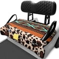 thumbnail image 1 of Uourmeti Golf Cart Seat Covers Non-slip Terry Cloth, Compatible with Club Car Golfcart Sports, for EZGO TXT RXV Yamaha, Cowhide, 1 of 8