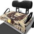 thumbnail image 1 of Uourmeti Golf Cart Seat Portable, Compatible with Summer Golf Carts, Golf Cart Seats Cushion Covers Fit for EZGO EZGO TXT RXV, Eagle Pattern, 1 of 8