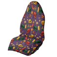 thumbnail image 1 of Uourmeti Halloween Bucket Seat Protector with Skull Candy Design, Waterproof Microfiber Terry Cloth Cover for Vans and Trucks, 1 of 7