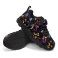 thumbnail image 1 of Uourmeti Halloween Shoes for Boys Girls Rainbow Bat Moon Star Tennis Running Shoes Lightweight Breathable Kids Athletic Sport Shoe Size 11.5, 1 of 7