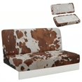 thumbnail image 1 of Uourmeti Highland Cow, Furniture Protector Stretch RV Dinette Cushion Covers Fit for Camper Fit for RV Jackknife Sofa Bed Jackknife Sleeper Sofas, 1 of 6