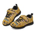 thumbnail image 1 of Uourmeti Kids Sneakers Yellow Bus Shoes for Boys Size 1.5 Breathable Mesh Athletic Sport Sneakers for Boys Lightweight Tennis Running Walking Shoes with Hook and Loop, 1 of 7