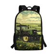 thumbnail image 1 of Uourmeti Large Capacity 17 Inch Backpack for Travel School, Personalized Smooth Zipper Adjustable Comfort Straps School Backpack, Farm, 1 of 6