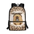 thumbnail image 1 of Uourmeti Large Capacity School Backpack for Outdoor Travel, 17 Inch Multiple Pockets Student Bookbag, Bandana Capybara, 1 of 6