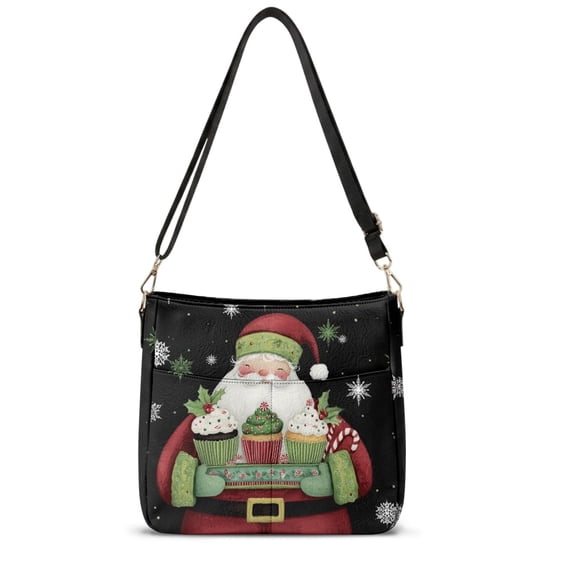 Uourmeti Leather Shoulder Purse with Multi-Pockets Large Capacity ...