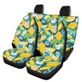 thumbnail image 1 of Uourmeti Lemon Car Seat Covers 3 Pack, Car Seat Covers Full Set Polyester Easy to Install Breathable for Trucks Cars SUVs, 1 of 10