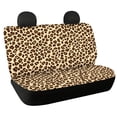 thumbnail image 1 of Uourmeti Leopard Print Pattern Rear Bench Seat Cover for Dogs, 2pcs Car Seat Covers Protective Against Dirt & Pet Fur Non-Slip Rear Seat Covers, 1 of 7