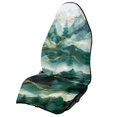 thumbnail image 1 of Uourmeti Misty Mountain Marble Pattern Terry Cloth Car Seat Cover Machine Washable Bucket Seat Protector, Waterproof Towel Seat Cover Waterproof Sweat Towel Car Seat Cover Fit for Cars Trucks SUVs, 1 of 9