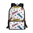 thumbnail image 1 of Uourmeti Multiple Pockets 17 Inch Backpack for Travel School, Personalized Smooth Zipper Durable School Backpack, Cat and Star Pattern, 1 of 6