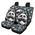 thumbnail image 1 of Uourmeti Panda Flower Pattern Design Car Seat Covers Full Set Automotive Seat Covers Full Set Car Front Seats Interior Protect Fit for Trucks Cars, 1 of 10