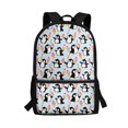thumbnail image 1 of Uourmeti Penguin Ice Cream Pattern Backpack, Large Storage School Backpack 17 Inch Smooth Zipper Student Bookbag for Daily Use Travel, 1 of 6