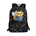thumbnail image 1 of Uourmeti Personalized Backpack for School Travel, 17 Inch High Quality School Backpack, Math Science Doodle Pattern, 1 of 6