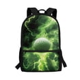 thumbnail image 1 of Uourmeti Personalized Backpack for Work School, 17 Inch Durable School Backpack, Golf Ball Pattern, 1 of 6