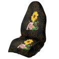thumbnail image 1 of Uourmeti Pig Sunflower Terry Cloth Car Seat Cover Sweating, Suitable for Seat Covers Liner Van Truck Seat, Car Seat Towel Cover for Vans Cars, 1 of 6
