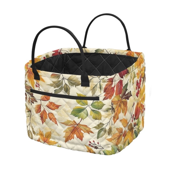 Autaum Patterns Uourmeti Polyester Quilted Laundry Basket for Picnic Nursery, Durable ...
