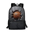 thumbnail image 1 of Uourmeti Polyester School Backpack Daypack with Basketball Design - Spacious Bookbag for Students and Daily Travel, 1 of 6