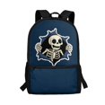 thumbnail image 1 of Uourmeti Polyester School Backpack Daypack with Peeking Skeleton Design - Durable Bag for School and Daily Travel, 1 of 6
