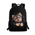 thumbnail image 1 of Uourmeti Puppy Pattern Design Trendy School Backpack for Work Shopping, Smooth Zipper Premium Non Fade Daypack Front Pocket Student Bookbag, 1 of 6