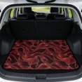 thumbnail image 1 of Uourmeti Red Marble Fluid Art Car Trunk Mat 29" x 39", Protective Auto Interior Accessories, Pet Cargo Protector for Vehicle Interior, 1 of 6