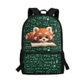 thumbnail image 1 of Uourmeti Red Panda Science Print Large Capacity Backpack, Fine Craftsmanship Multiple Pockets School Backpack Side Mesh Pockets Student Bookbag, 1 of 6