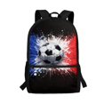 thumbnail image 1 of Uourmeti Soccer Paint Splatter Lightweight Backpack, 17 Inchs Adjustable Shoulder Straps Daypack Comfortable To Carry School Backpack for Teenagers, 1 of 6