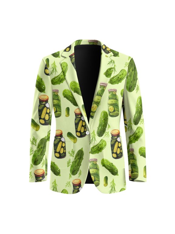 Solid Formal Dress Jacket for Business Prom, Polyester Soft Suit Jacket with With Lining