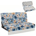 thumbnail image 1 of Uourmeti Stretchable RV Couch Covers Fit for Motorhome Camper Furniture Protector Fit for Sofa Bed, Floral Pattern, 1 of 7