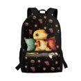 thumbnail image 1 of Uourmeti Stylish 17 Inch Backpack for Travel School, Comfortable To Touch Large Capacity Fine Craftsmanship School Backpack, Hamburger and Fries Design, 1 of 6