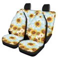 thumbnail image 1 of Uourmeti Sunflower Car Seat Covers Full Set Car Seat Covers Set, Anti-Slip Compatible with Trucks Most Sedans, 1 of 10