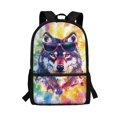 thumbnail image 1 of Uourmeti Sunglass Wolf Vibes Lightweight Backpack for Travel Daily Use, Smooth Zipper Large Capacity School Backpack Fine Craftsmanship Polyester Travel Backpack, 1 of 6